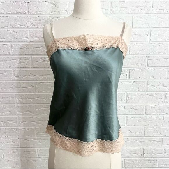 VINTAGE Y2K Victoria’s Secret Satin Lace Sleep Set Size Small - Picture 7 of 12